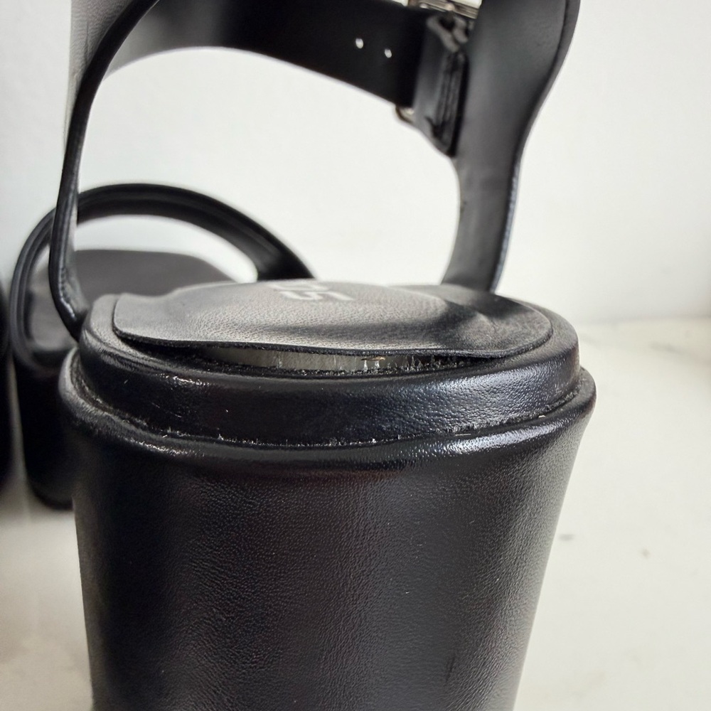 Black Platform Chunky Heel - Picture 4 of 6
